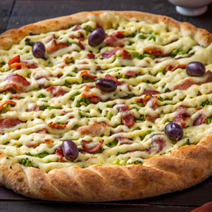Pizza de Brócolis - Tutti Pizza - Pizzaria na Vila Madalena SP