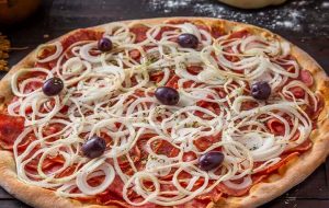 Pizza de Calabresa - Tutti Pizza - Pizzaria na Vila Madalena SP